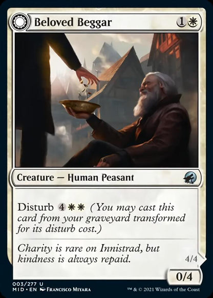 Beloved Beggar // Generous Soul (003) - Innistrad: Midnight Hunt