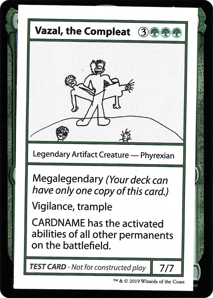 Vazal, the Compleat (No PW Symbol) - Mystery Booster Playtest Cards 2021