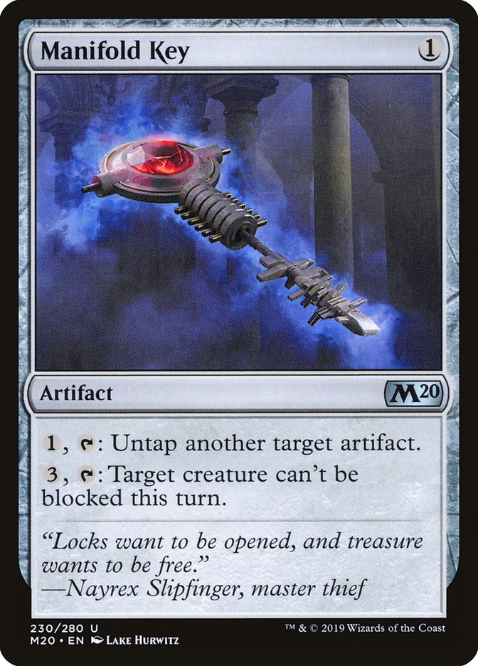 Manifold Key [Core Set 2020] | Silver Goblin