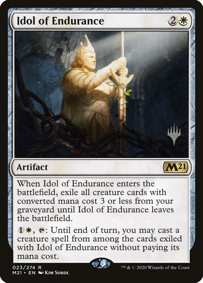 Idol of Endurance (Promo Pack) [Core Set 2021 Promos] | Silver Goblin