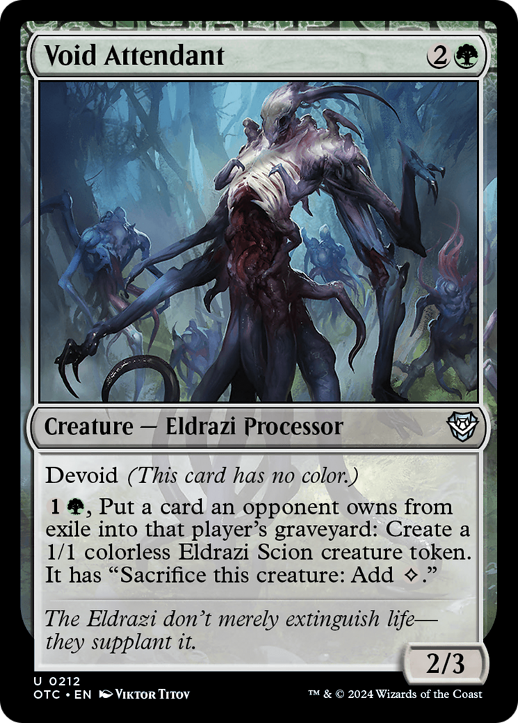 Void Attendant (212) - Outlaws of Thunder Junction Commander