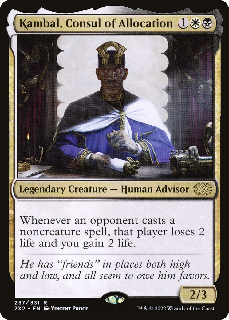 Kambal, Consul of Allocation (237) Foil - Double Masters 2022