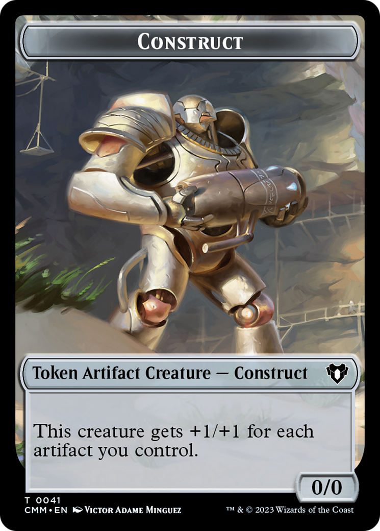 Construct Token (41) [Commander Masters Tokens] | Silver Goblin