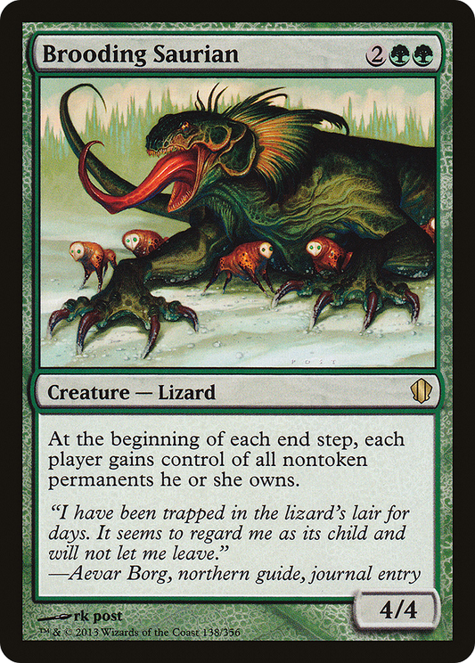 Brooding Saurian (138) - Commander 2013