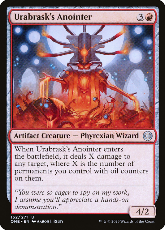 Urabrask's Anointer [Phyrexia: All Will Be One] Foil