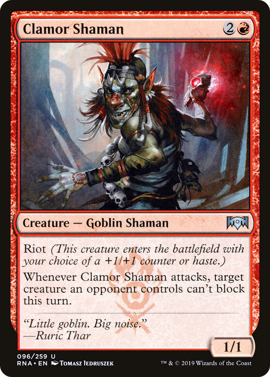 Clamor Shaman (096) - Ravnica Allegiance