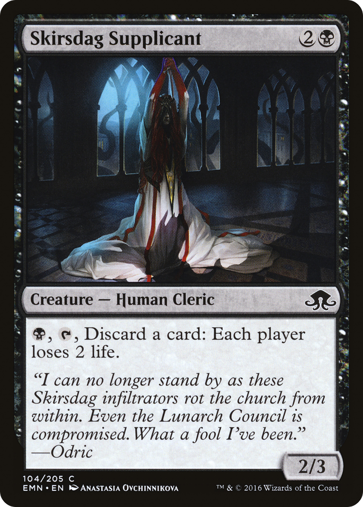 Skirsdag Supplicant (104) Foil - Eldritch Moon