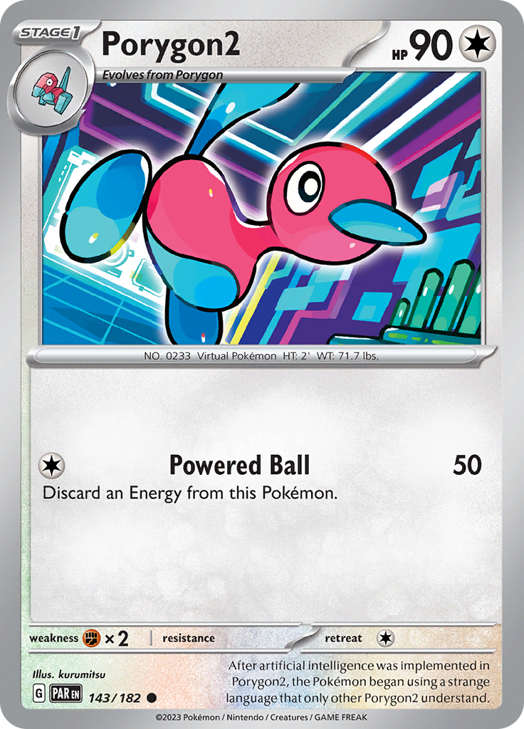 Porygon2 (143/182) [Scarlet & Violet: Paradox Rift] | Silver Goblin