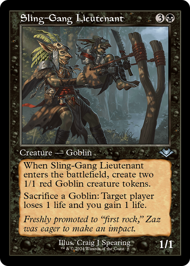 Sling-Gang Lieutenant (Retro) (008) Foil - Modern Horizons 2 Timeshifts