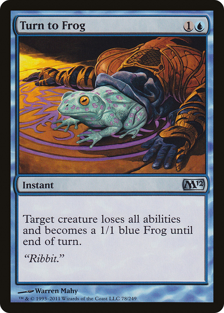 Turn to Frog [Magic 2012] | Silver Goblin