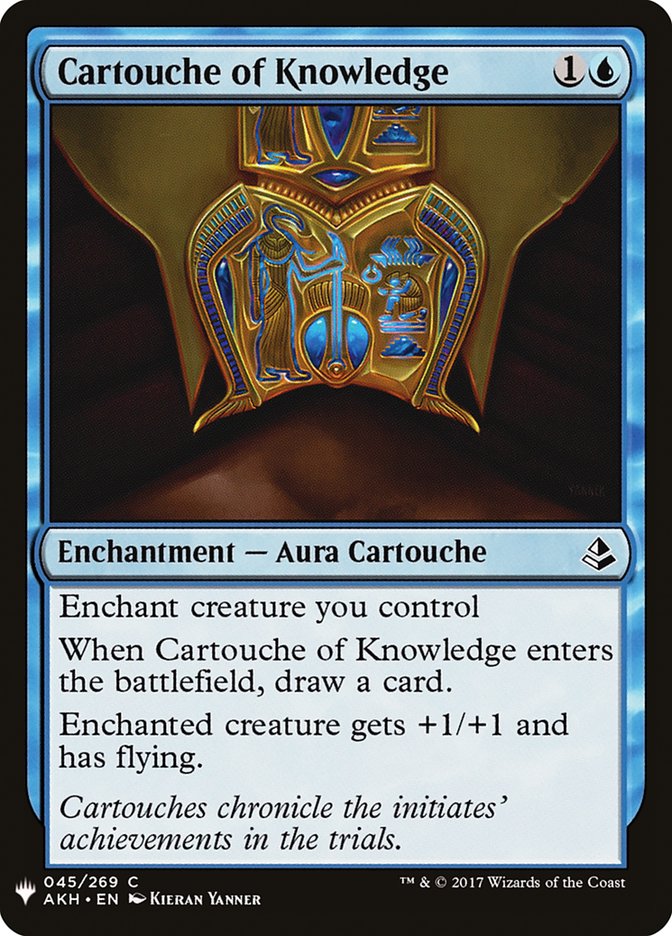 Cartouche of Knowledge [Mystery Booster] | Silver Goblin