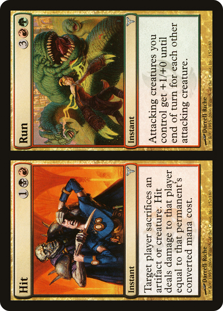 Hit // Run (152) Foil - Dissension