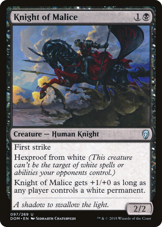 Knight of Malice [Dominaria] Foil