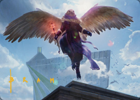 Balmor, Battlemage Captain Art Card 1 (Gold-Stamped Signature) [Dominaria United Art Series]