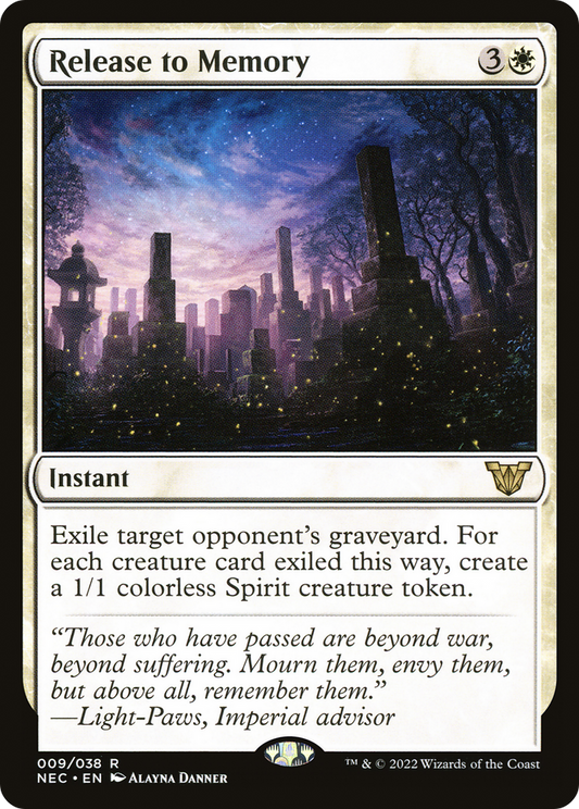 Release to Memory (009) - Neon Dynasty Commander
