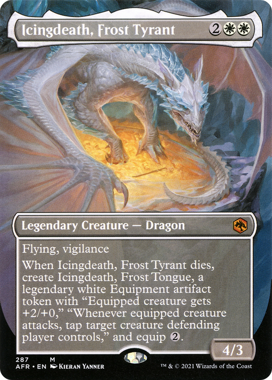 Icingdeath, Frost Tyrant (Borderless) (287) - Adventures in the Forgotten Realms