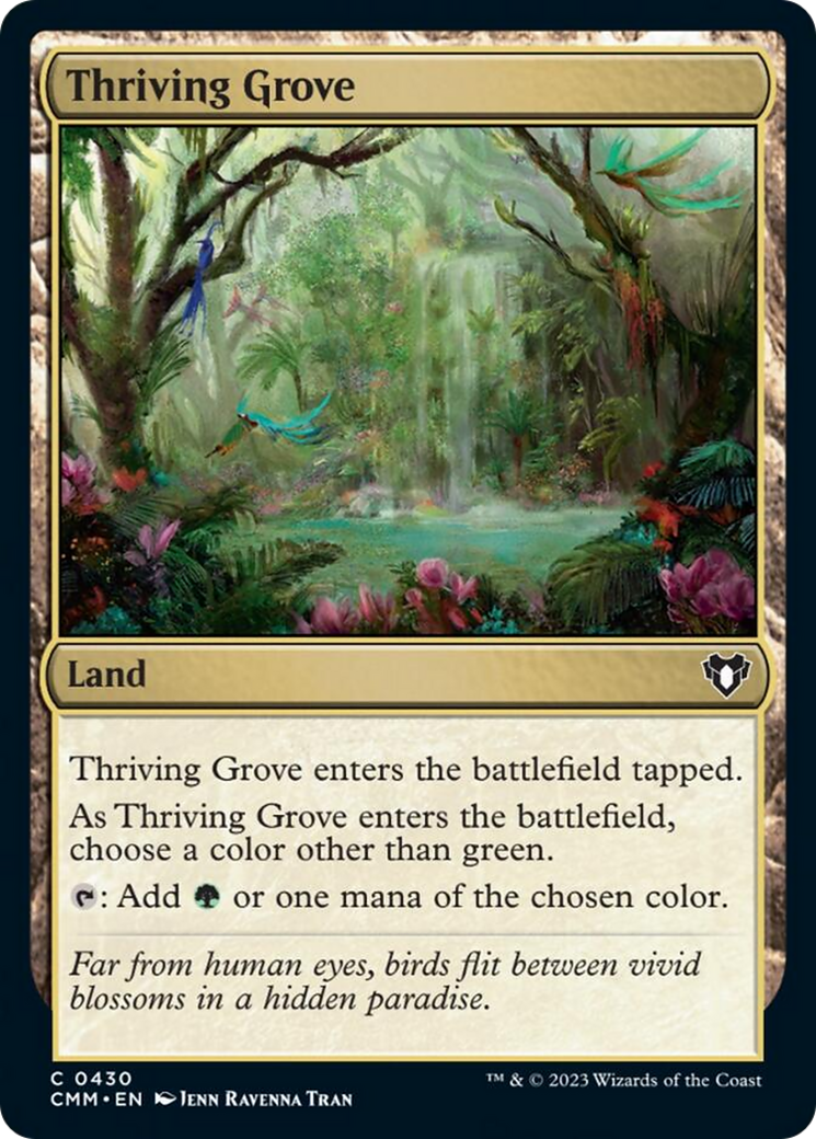 Thriving Grove [Commander Masters] | Silver Goblin