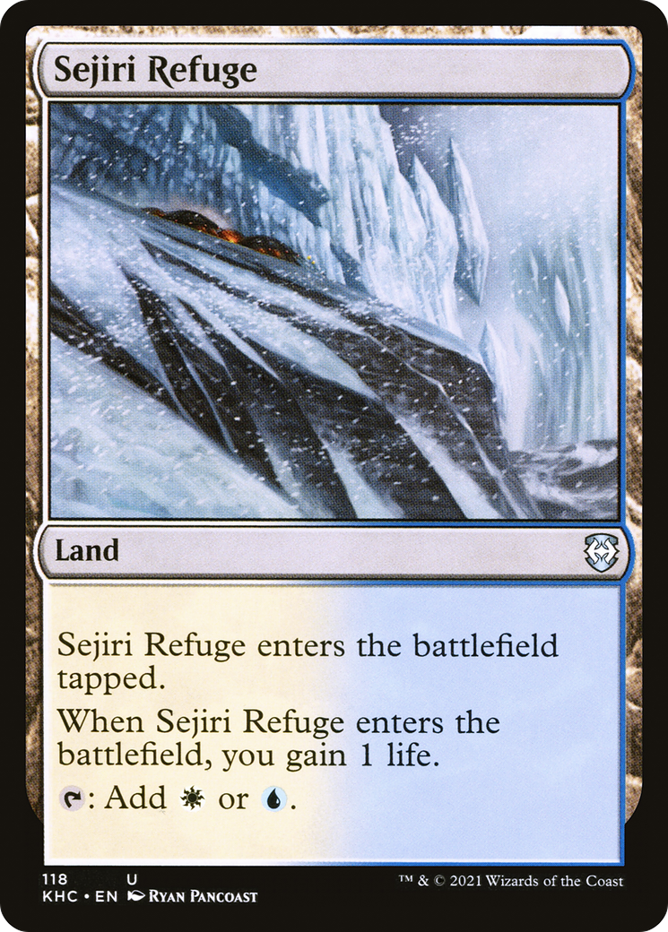 Sejiri Refuge (118) - Kaldheim Commander
