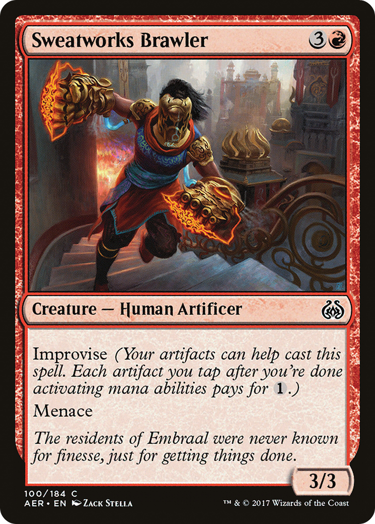 Sweatworks Brawler (100) Foil - Aether Revolt