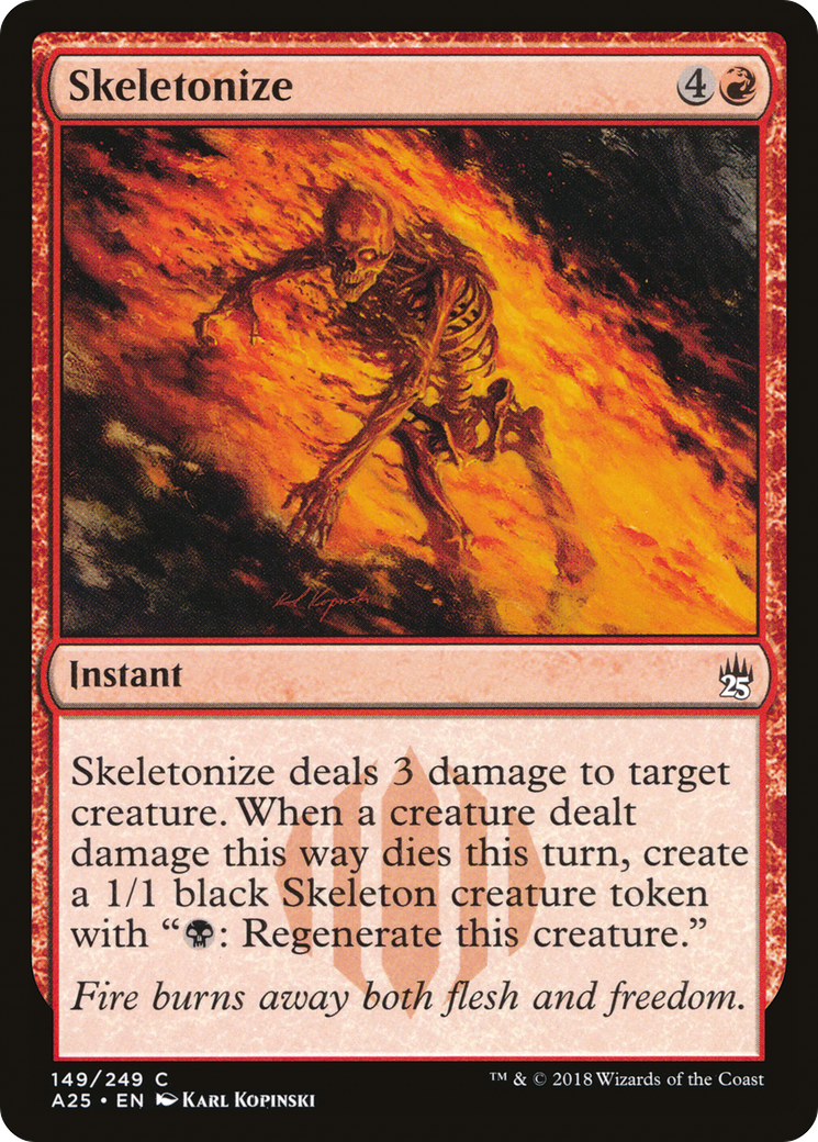 Skeletonize (149) Foil - Masters 25