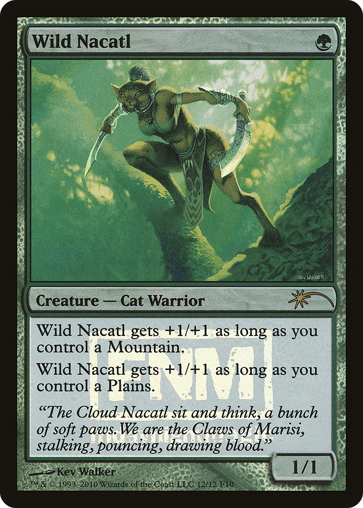 Wild Nacatl (012) Foil - Friday Night Magic 2010