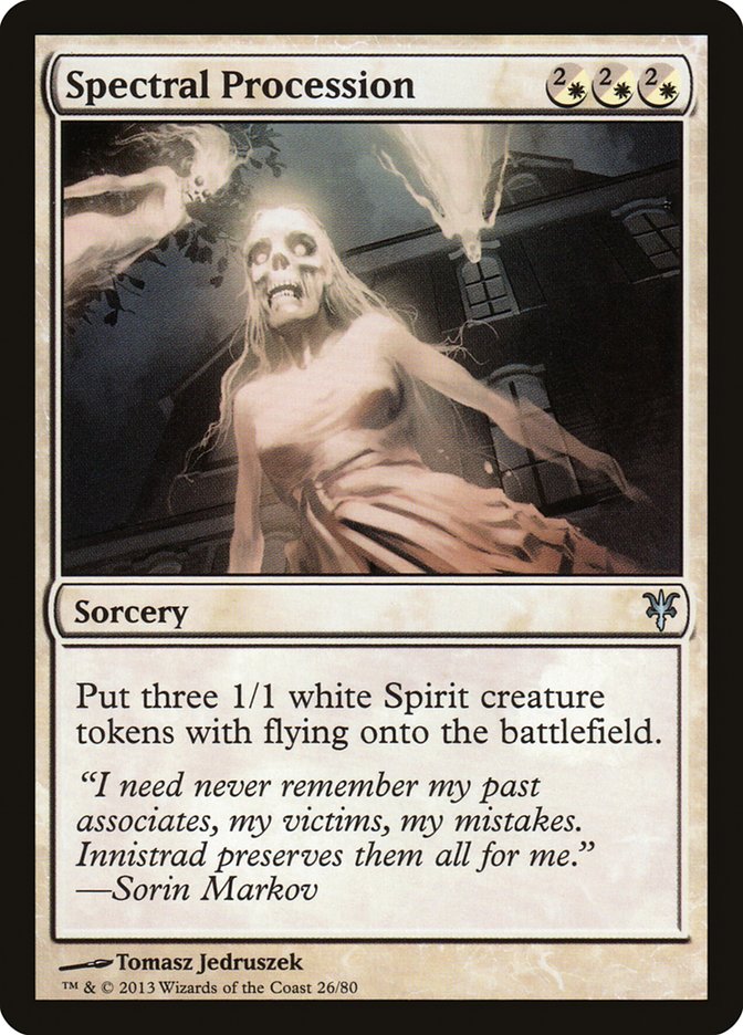 Spectral Procession (026) - Duel Decks: Sorin vs. Tibalt