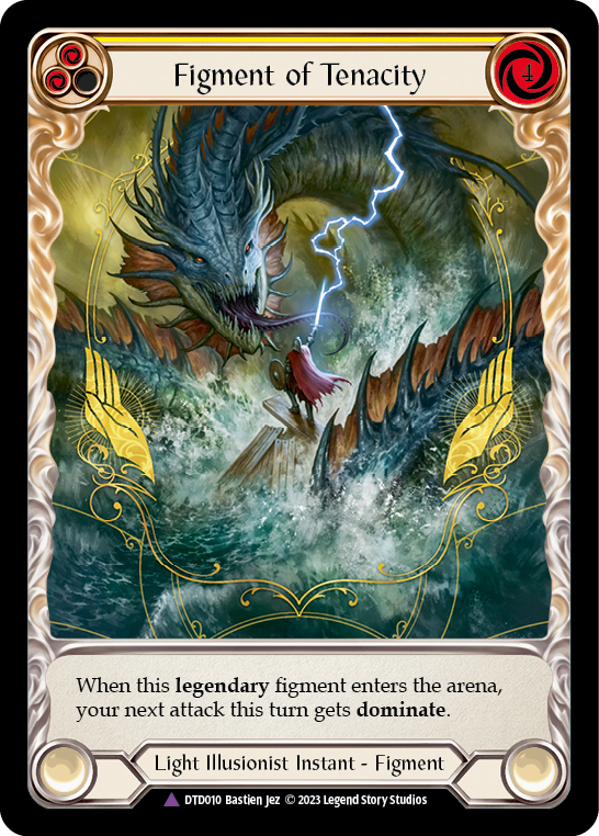 Figment of Tenacity // Metis, Archangel of Tenacity (Marvel) (DTD010) Cold Foil - Dusk till Dawn
