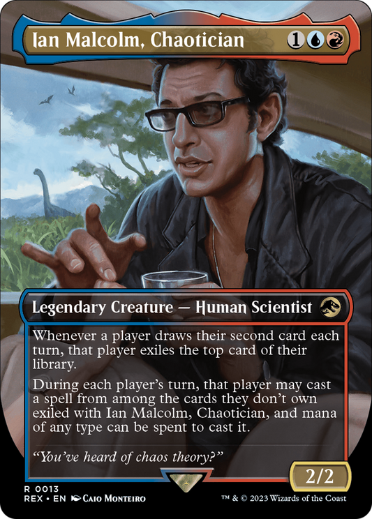 Ian Malcolm, Chaotician (Borderless) (013) - Jurassic World Collection
