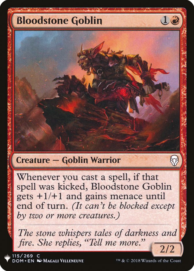 Bloodstone Goblin [Mystery Booster] | Silver Goblin