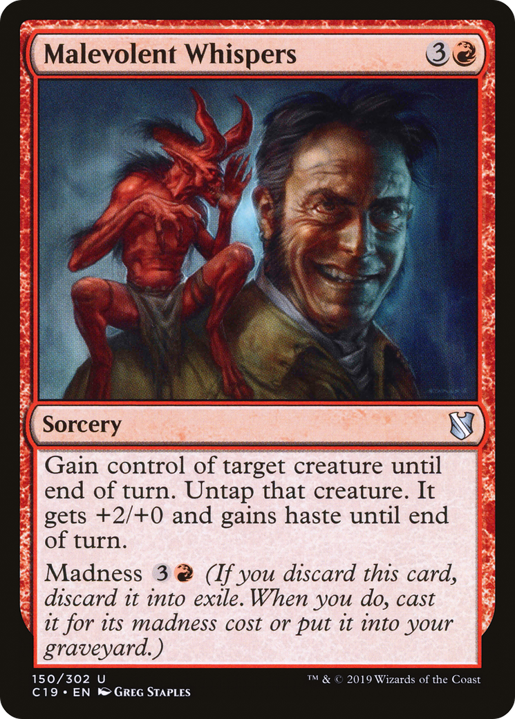 Malevolent Whispers (150) - Commander 2019