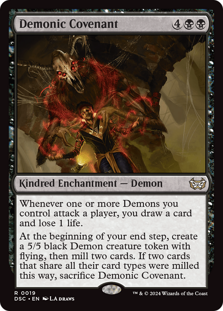 Demonic Covenant [Duskmourn: House of Horror Commander] | Silver Goblin