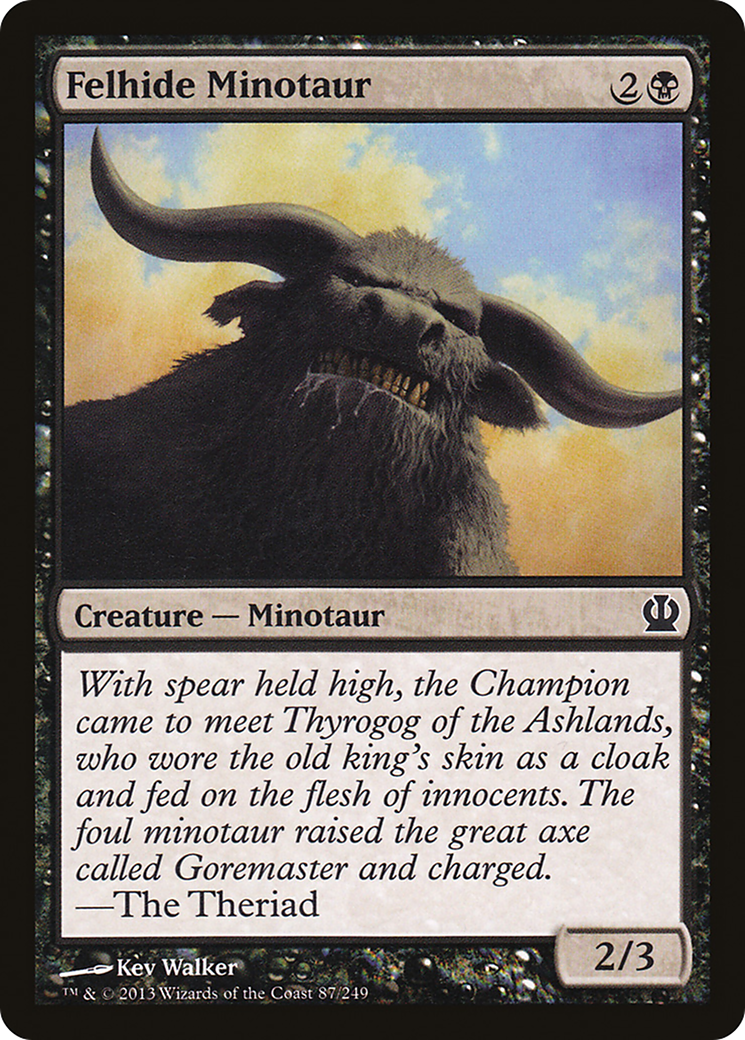 Felhide Minotaur (087) - Theros
