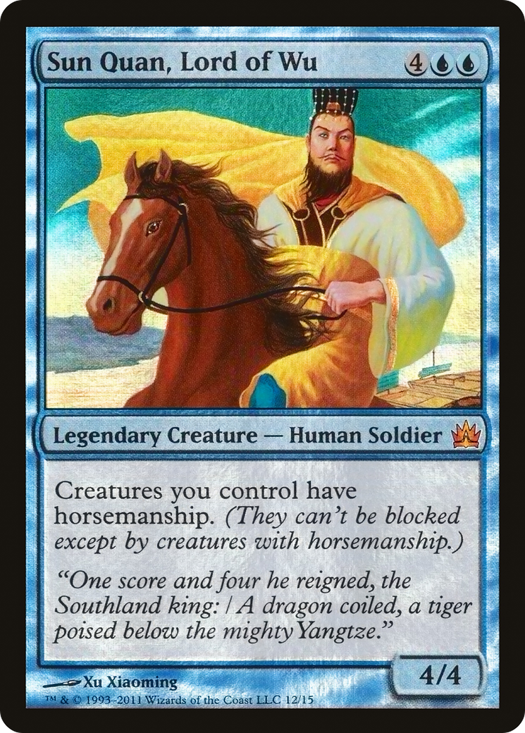 Sun Quan, Lord of Wu (012) Foil - From the Vault: Legends