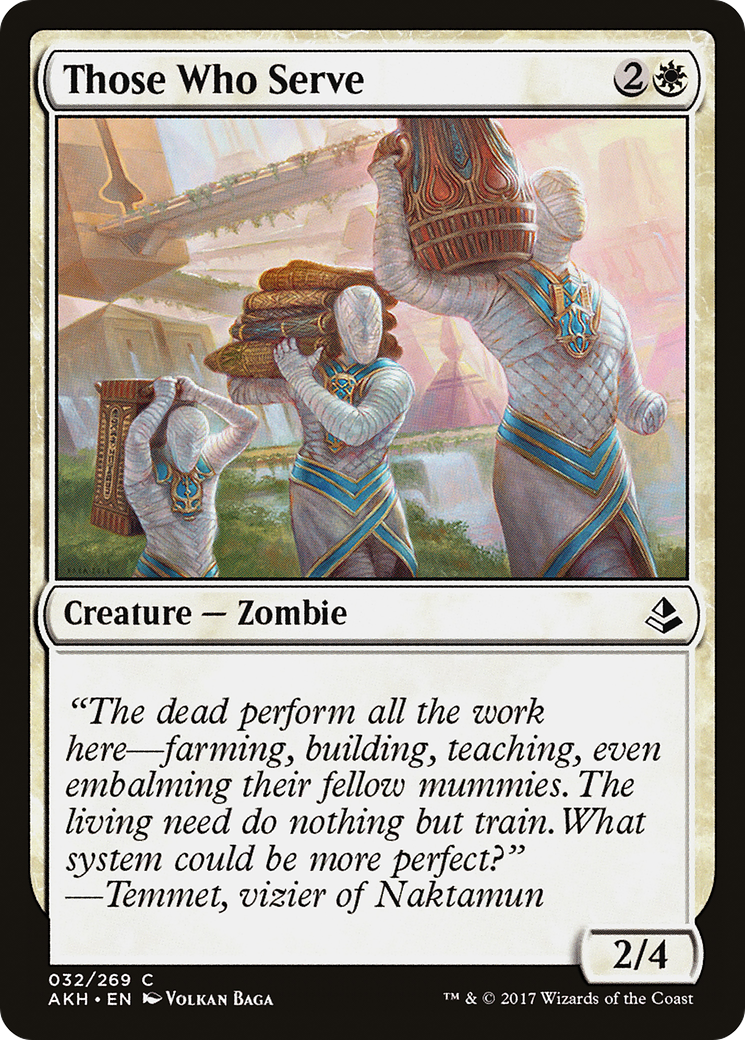 Those Who Serve (032) Foil - Amonkhet