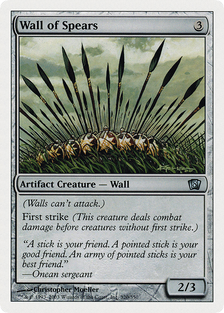 Wall of Spears (320) - Eighth Edition