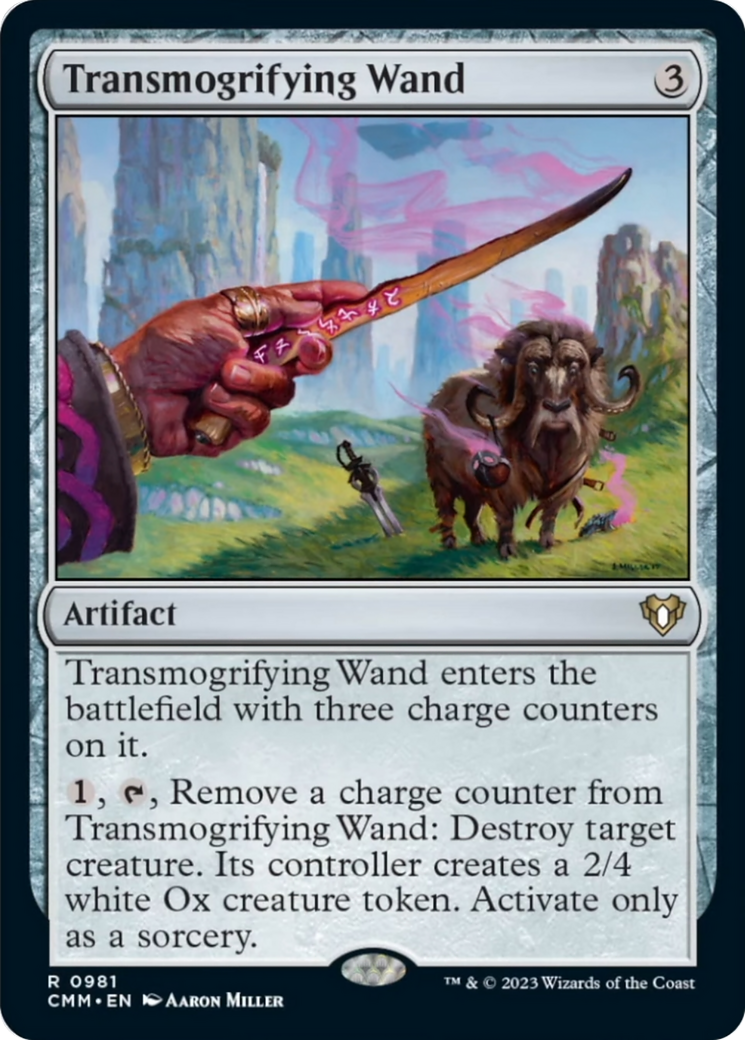 Transmogrifying Wand [Commander Masters] | Silver Goblin