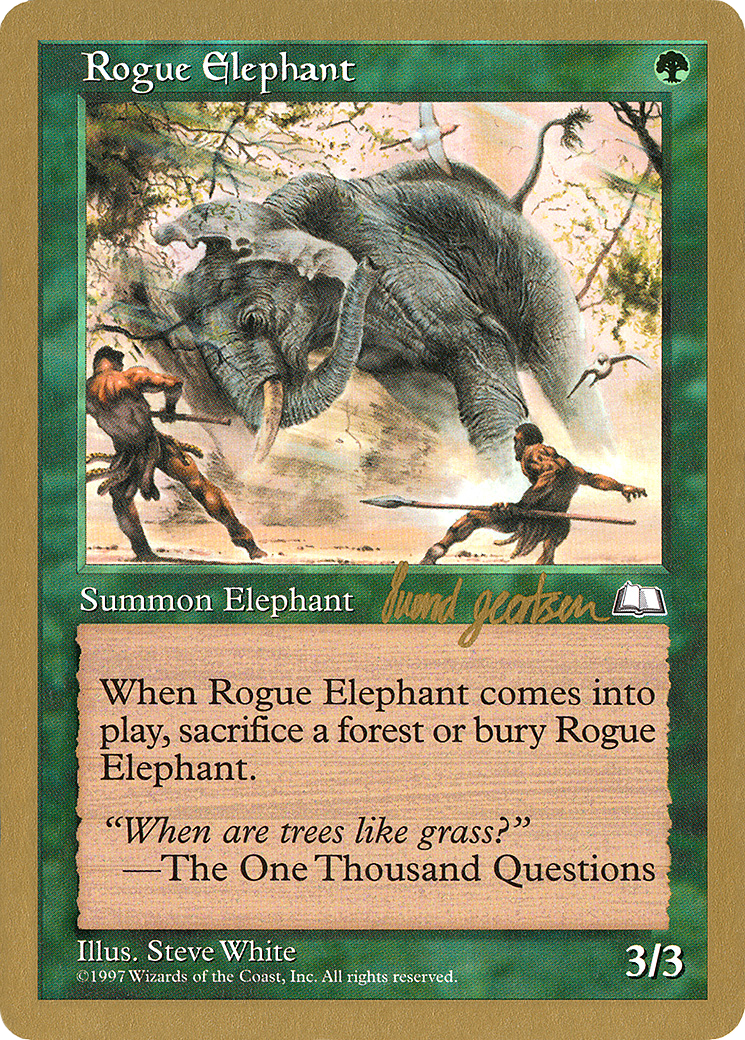 Rogue Elephant - 1997 Svend Geertsen (WTH) (Retro) - World Championship Decks 1997