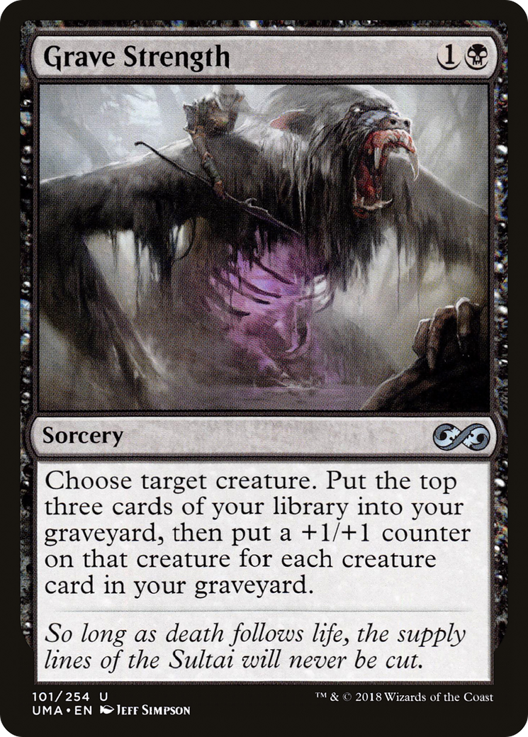 Grave Strength (101) Foil - Ultimate Masters