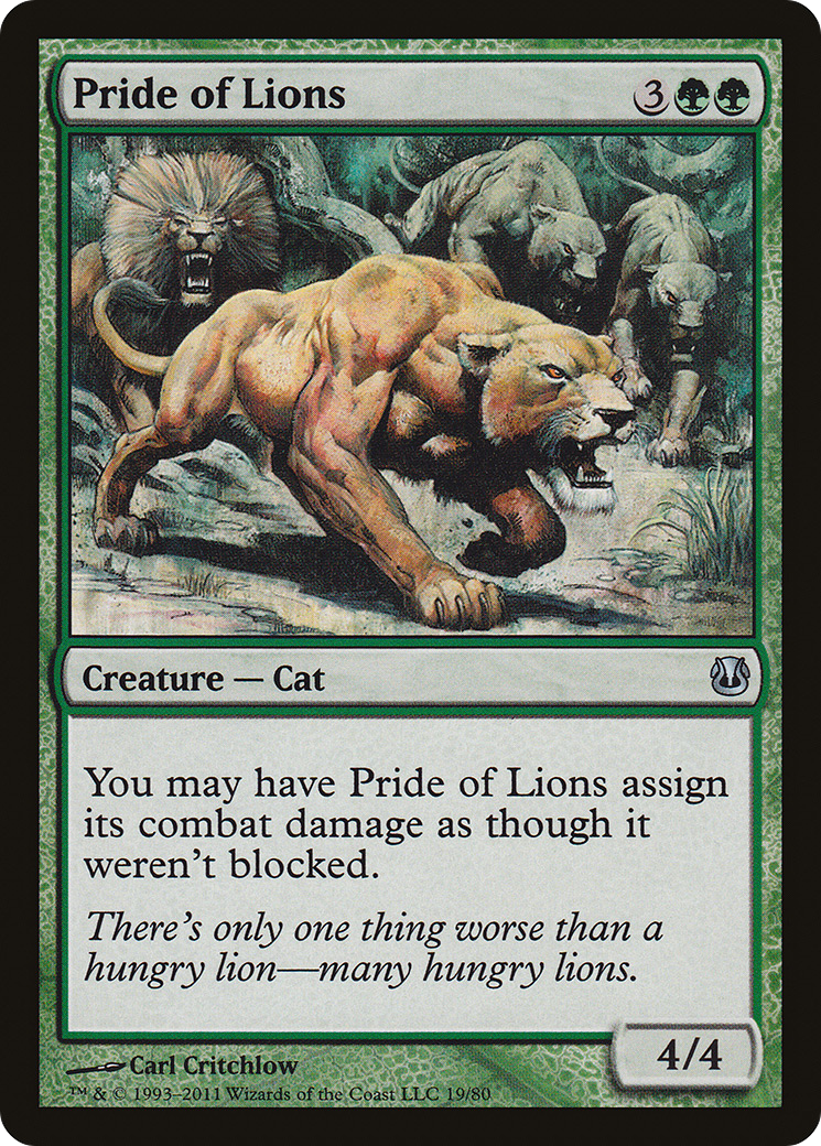 Pride of Lions (019) - Duel Decks: Ajani vs. Nicol Bolas