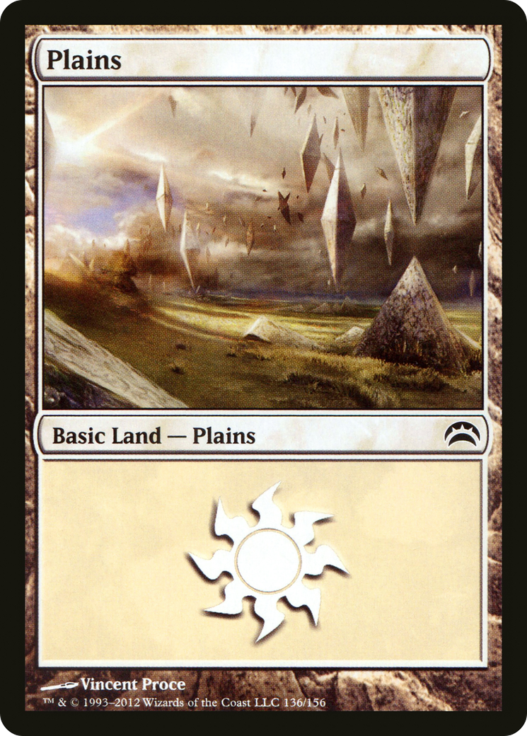 Plains (136) Foil - Planechase 2012