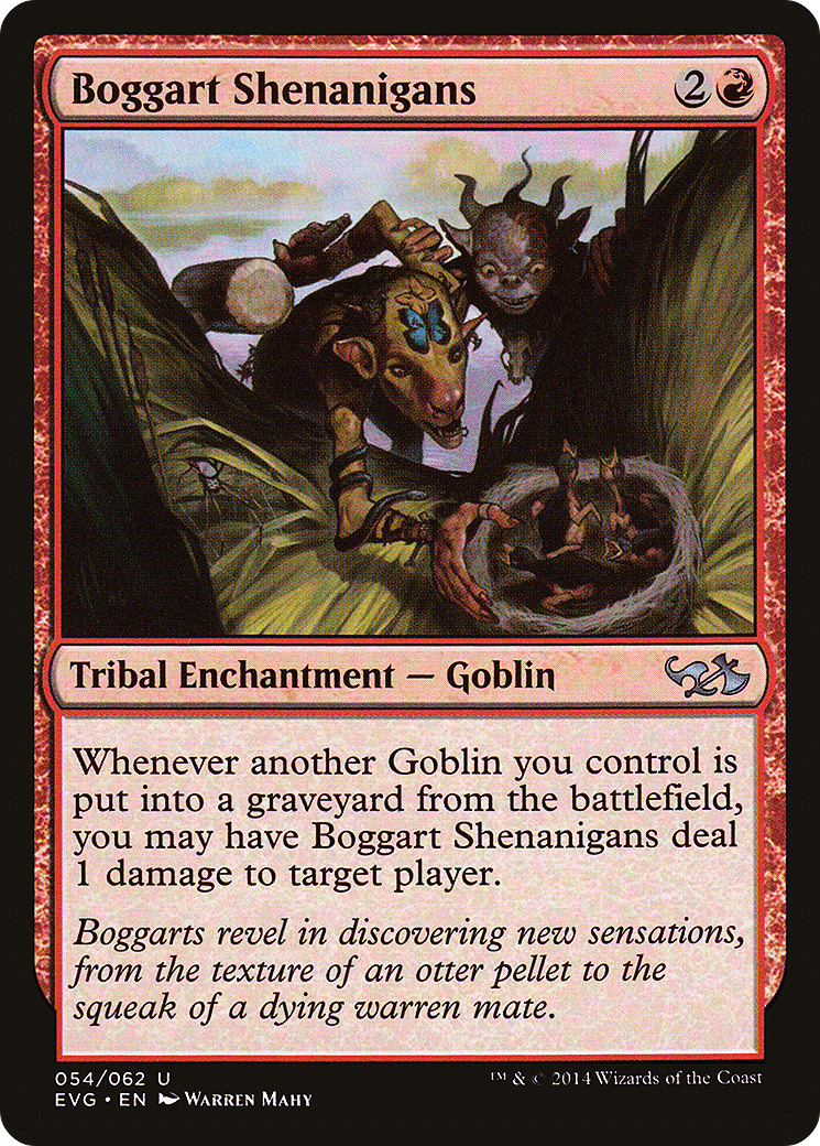 Boggart Shenanigans (Elves vs. Goblins) [Duel Decks Anthology] | Silver Goblin