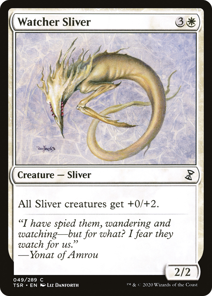 Watcher Sliver (049) Foil - Time Spiral Remastered