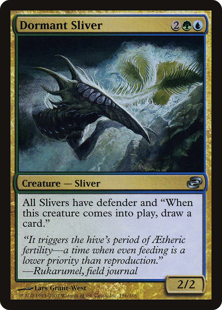Dormant Sliver (156) Foil - Planar Chaos