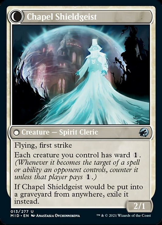 Chaplain of Alms // Chapel Shieldgeist (013) - Innistrad: Midnight Hunt