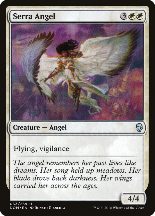 Serra Angel [Dominaria] Foil