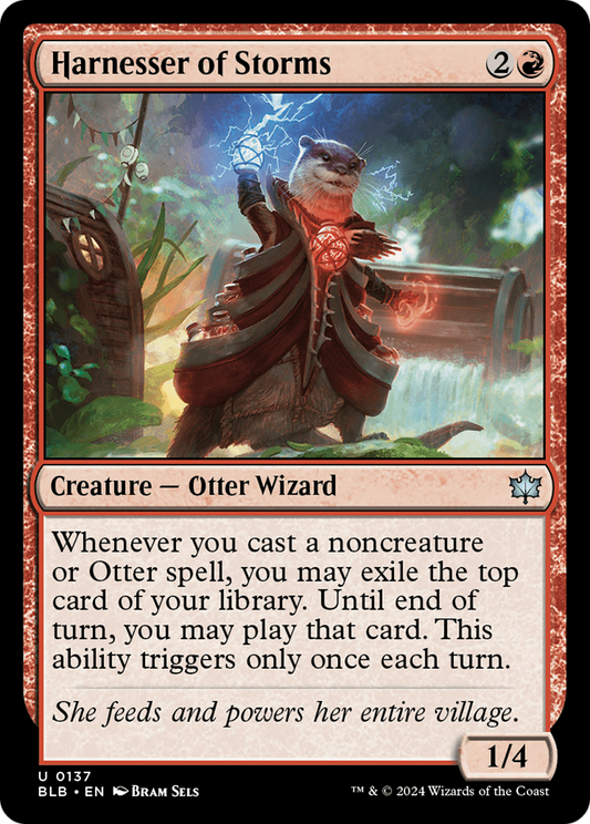 Harnesser of Storms [Bloomburrow] Foil
