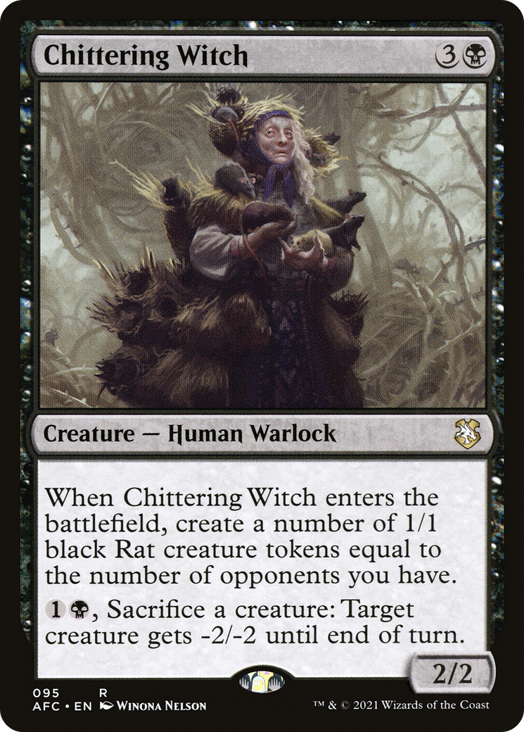 Chittering Witch (095) - Forgotten Realms Commander