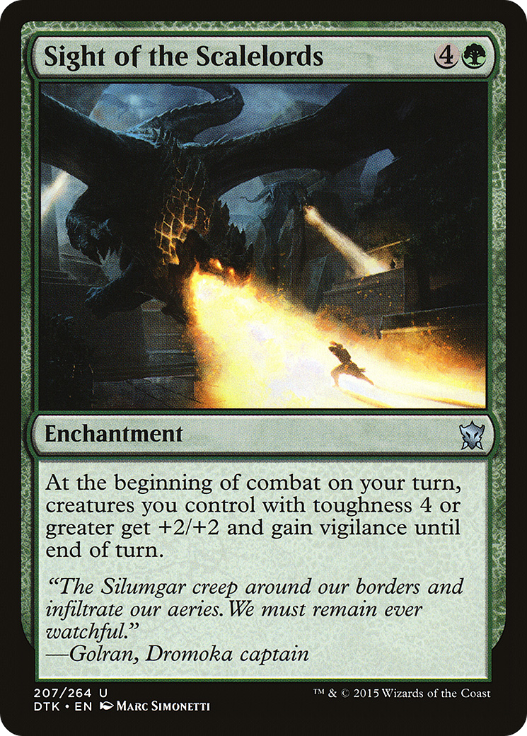 Sight of the Scalelords (207) - Dragons of Tarkir