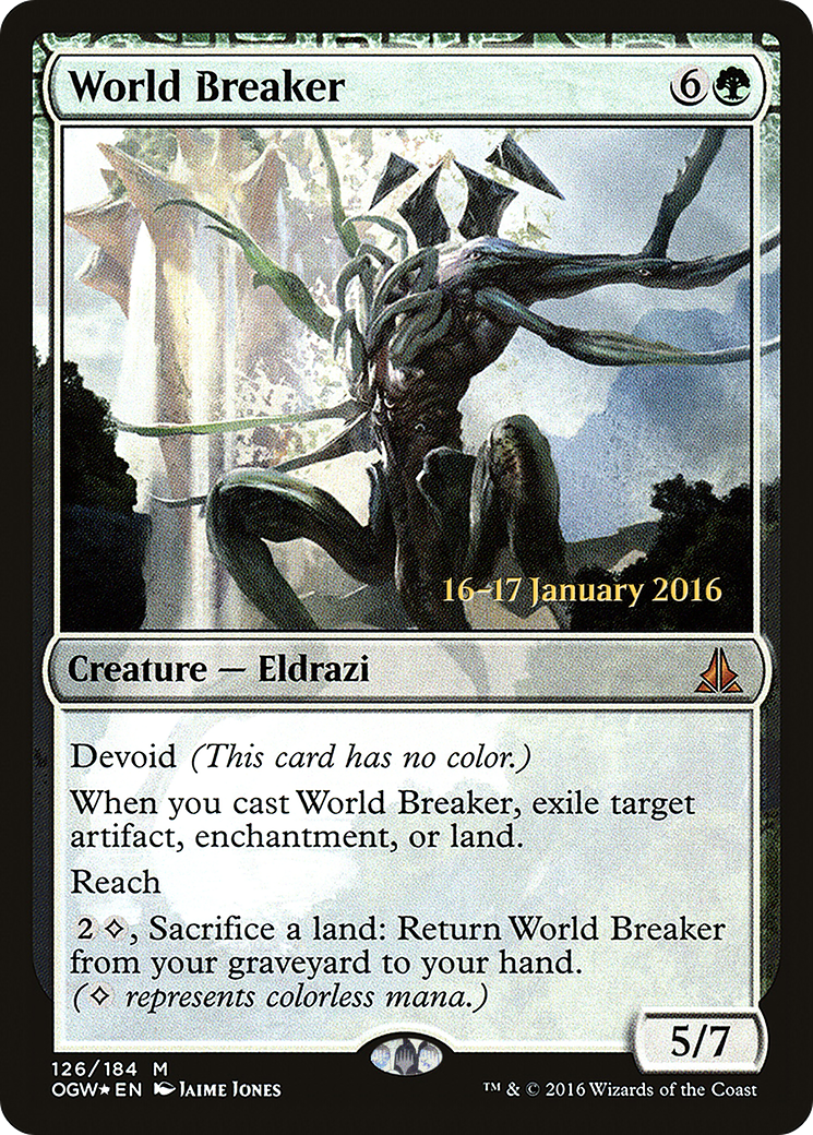 World Breaker [Oath of the Gatewatch Prerelease Promos] | Silver Goblin