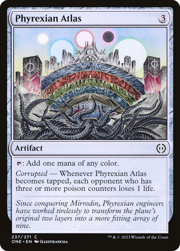 Phyrexian Atlas [Phyrexia: All Will Be One] Foil